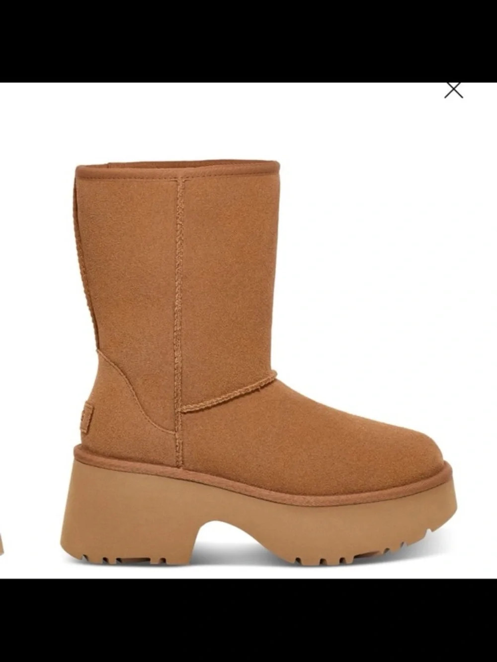 UGG Women's classic short new heights bootie’s size 7